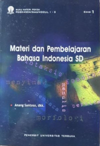 Image of Materi dan Pembelajaran Bahasa Indonesia SD