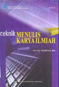 Image of Teknik Menulis Karya Ilmiah