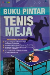 Image of Buku Pintar Tenis Meja